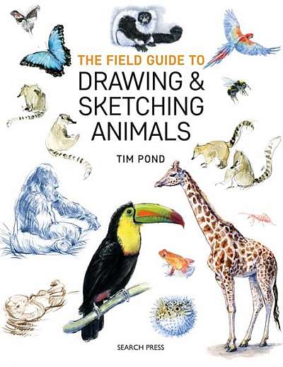 Coperta cărții The Field Guide to Drawing and Sketching Animals