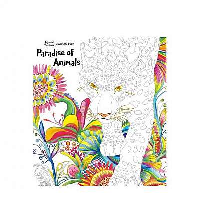 Coperta cărții Paradise of Animals: Adult Coloring Book