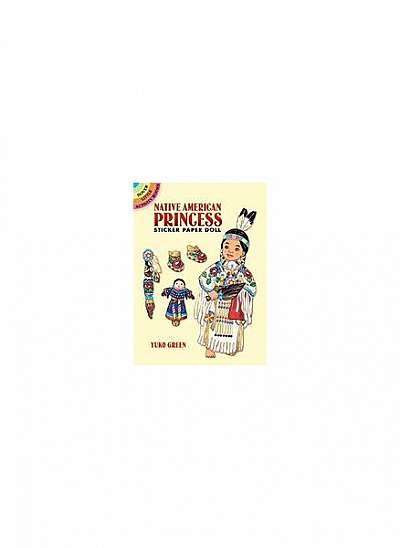 Native American Princess Sticker Paper Doll