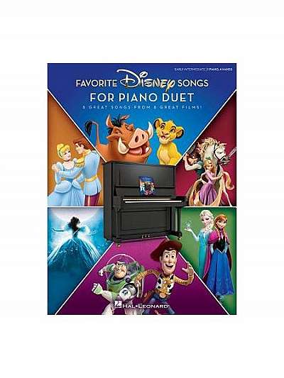 Favorite Disney Songs for Piano Duet: 1 Piano, 4 Hands / Early Intermediate