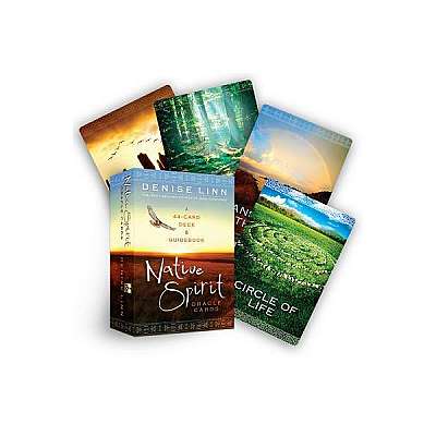 Coperta cărții Native Spirit Oracle Cards: A 44-Card Deck and Guidebook