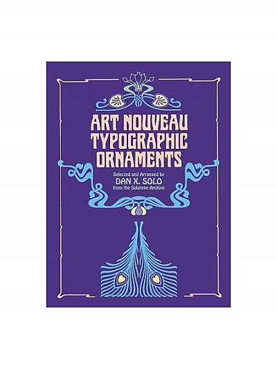 Coperta cărții Art Nouveau Typographic Ornaments