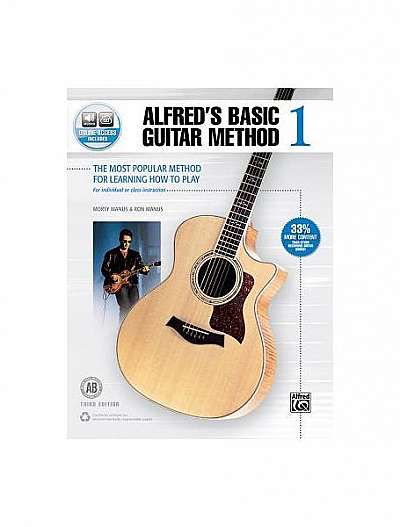 Alfred's Basic Guitar Method, Bk 1: The Most Popular Method for Learning How to Play, Book & Online Audio