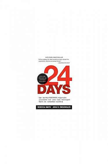 Coperta cărții 24 Days: How Two Wall Street Journal Reporters Uncovered the Lies That Destroyed Faith in Corporate America