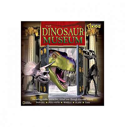 Coperta cărții The Dinosaur Museum: An Unforgettable, Interactive Virtual Tour Through Dinosaur History