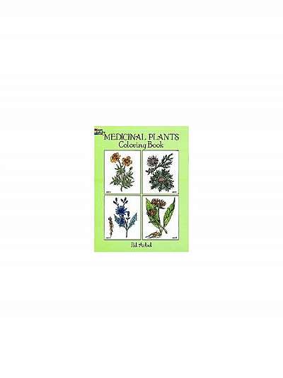 Coperta cărții Medicinal Plants Coloring Book