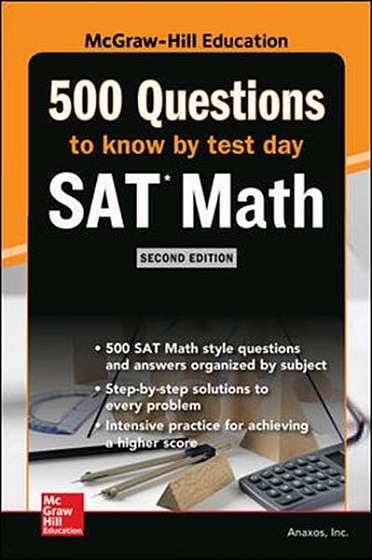 Coperta cărții 500 SAT Math Questions to Know by Test Day, 2ed