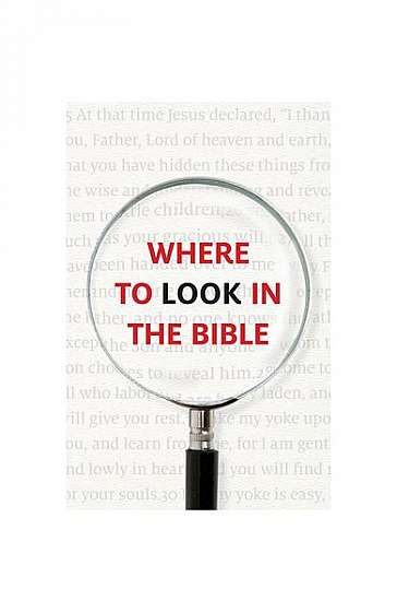 Coperta cărții Where to Look in the Bible (Pack of 25)