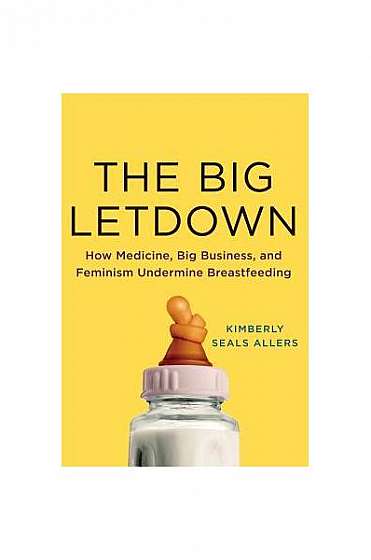 Coperta cărții The Big Letdown: How Medicine, Big Business, and Feminism Undermine Breastfeeding