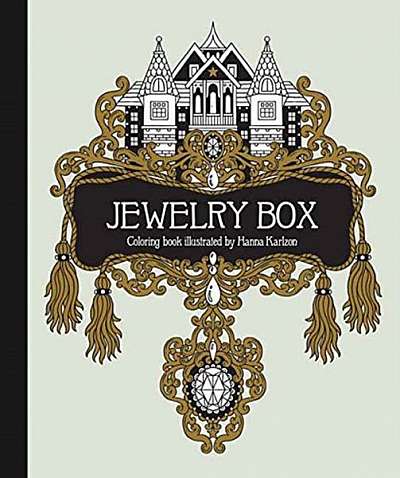 Coperta cărții Jewelry Box Coloring Book: Published in Sweden as "Smyckeskrinet"