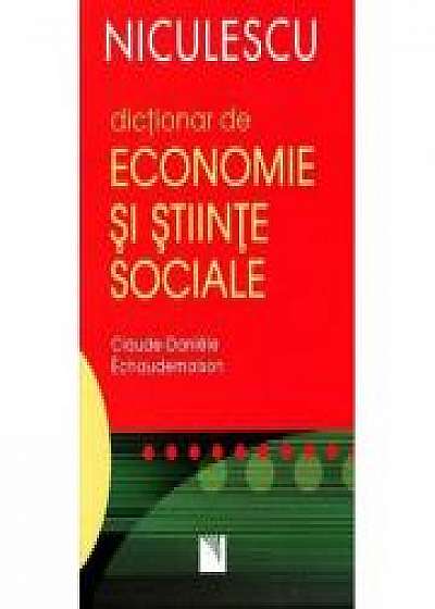 Coperta cărții Dictionar de economie si stiinte sociale (Claude-Daniele Echaudemaison)