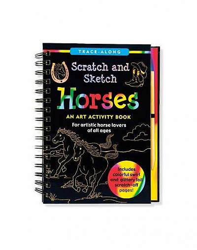 Scratch & Sketch Horses (Trace-Along): An Art Activity Book for Artistic Horse Lovers of All Ages