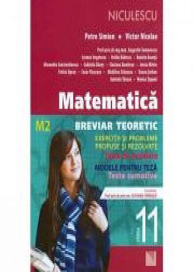 Matematica - clasa a XI-a (M2). Breviar teoretic cu exercitii si probleme propuse si rezolvate