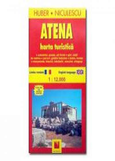 Atena - Harta turistica si rutiera