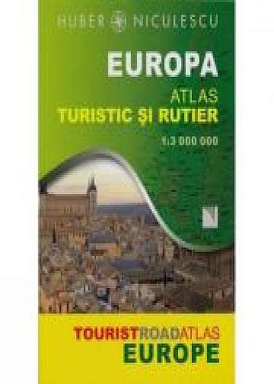 Europa - Atlas turistic si rutier (Huber Kartographie)
