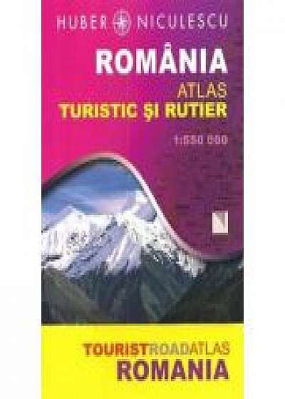 Romania. Atlas turistic si rutier (Huber Kartographie)