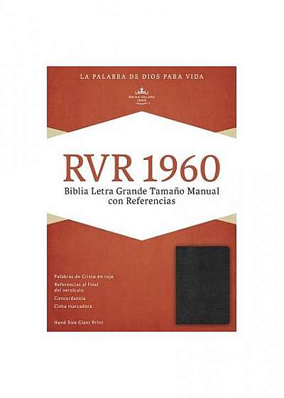 Biblia Letra Grande Tamano Manual Con Referencias-Rvr 1960
