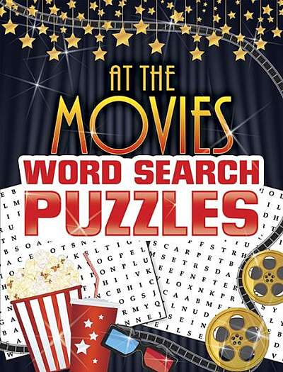 Coperta cărții At the Movies Word Search Puzzles
