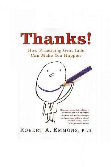 Coperta cărții Thanks!: How Practicing Gratitude Can Make You Happier