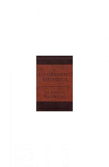 Coperta cărții The Love & Respect Experience: A Husband-Friendly Devotional That Wives Truly Love