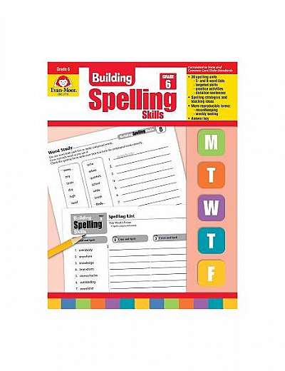 Coperta cărții Building Spelling Skills, Grade 6