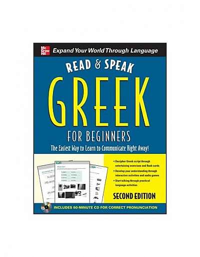 Coperta cărții Read and Speak Greek for Beginners [With CD]