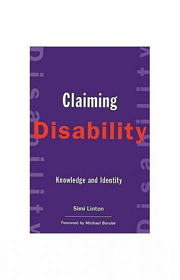 Coperta cărții Claiming Disability