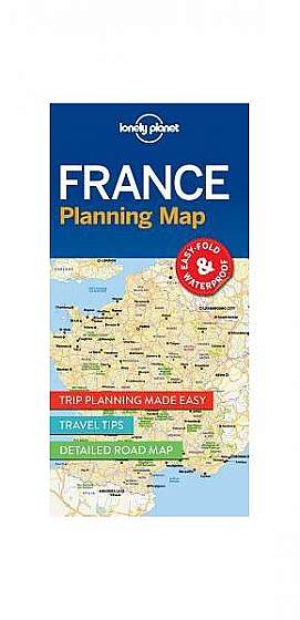 Lonely Planet France Planning Map