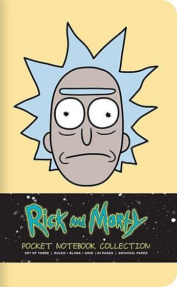 Rick and Morty: Pocket Notebook Collection (Set of 3)