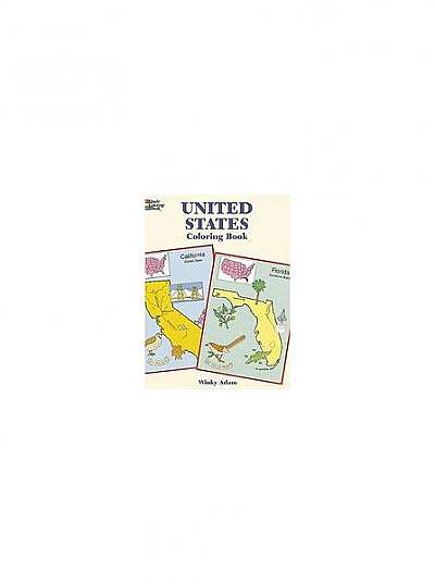 Coperta cărții United States Coloring Book