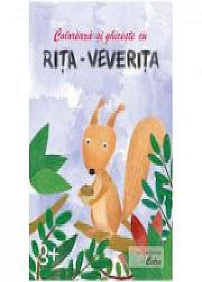 Coloreaza si ghiceste cu Rita Veverita pentru 3 ani (plus)