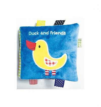 Coperta cărții Duck and Friends: A Soft and Fuzzy Book Just for Baby!