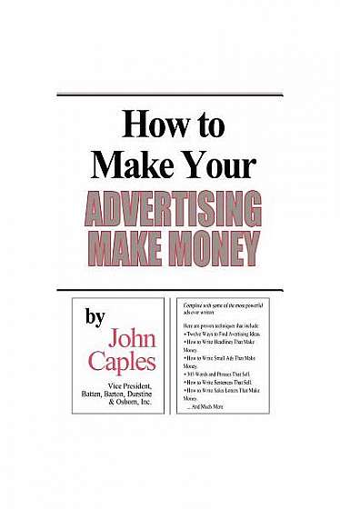 How to Make Your Advertising Make Money