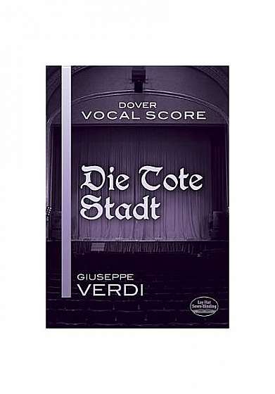 Coperta cărții Die Tote Stadt Vocal Score