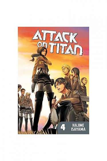 Coperta cărții Attack on Titan, Volume 4
