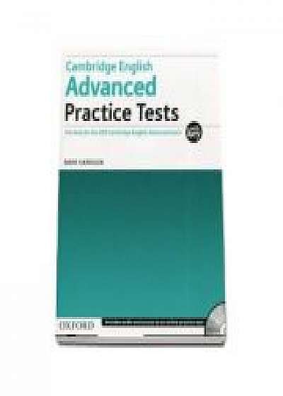 Cambridge English Advanced. Practice Tests. Five tests for the 2015 Cambridge English: Advanced exam - With Key and Audio CD - Harry Harris