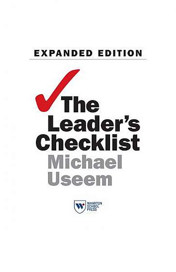 The Leader's Checklist, Expanded Edition: 15 Mission-Critical Principles