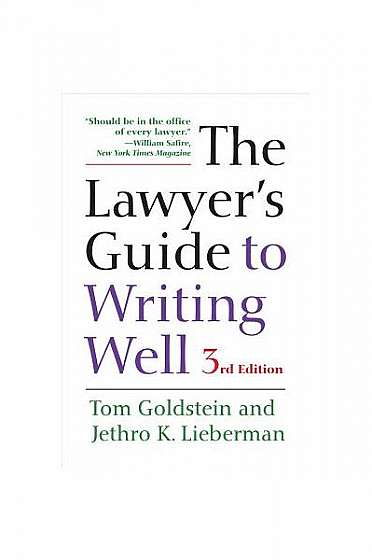 Coperta cărții The Lawyer's Guide to Writing Well