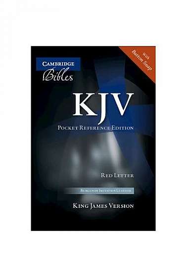 Pocket Reference Bible-KJV-Button Snap