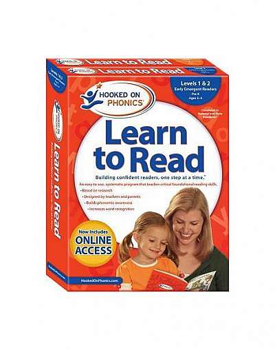 Hooked on Phonics Learn to Read - Levels 1&2 Complete: Early Emergent Readers (Pre-K - Ages 3-4)