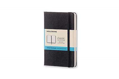 Moleskine Classic Notebook, Pocket, Dotted, Black, Hard Cover (3.5 X 5.5)