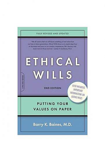 Coperta cărții Ethical Wills: Putting Your Values and Directives on Paper