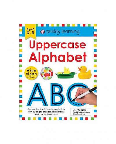 Wipe Clean Workbook Uppercase Alphabet (Enclosed Spiral Binding)