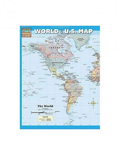 Coperta cărții World & U.S. Map