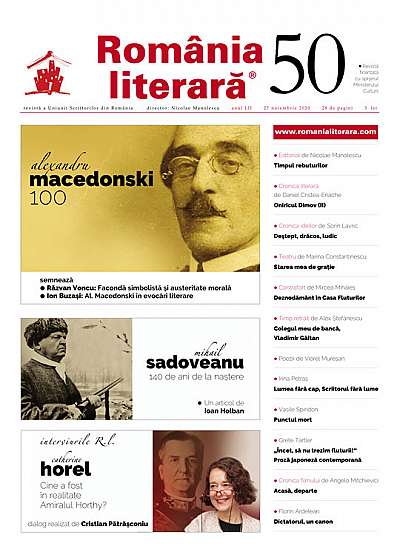 Romania literara nr. 50/2020