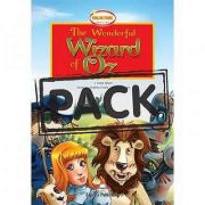 Literatura adaptata pentru copii The wonderful wizard of Oz Set cu MULTI-ROM