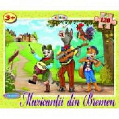 Coperta cărții Puzzle Muzicantii din Bremen