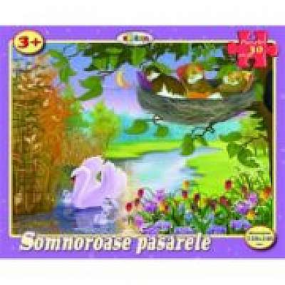 Coperta cărții Puzzle Somnoroase pasarele