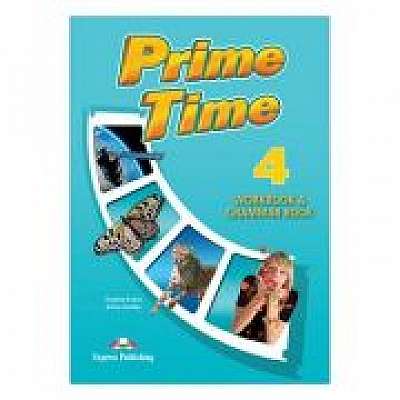Coperta cărții Curs limba engleza Prime Time 4 Caiet si gramatica cu digibook app. de Virginia Evans