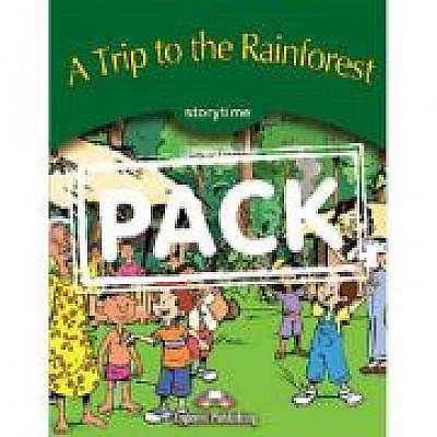 Literatura adaptata pentru copii. A Trip to the Rainforest Set Carte + CD
